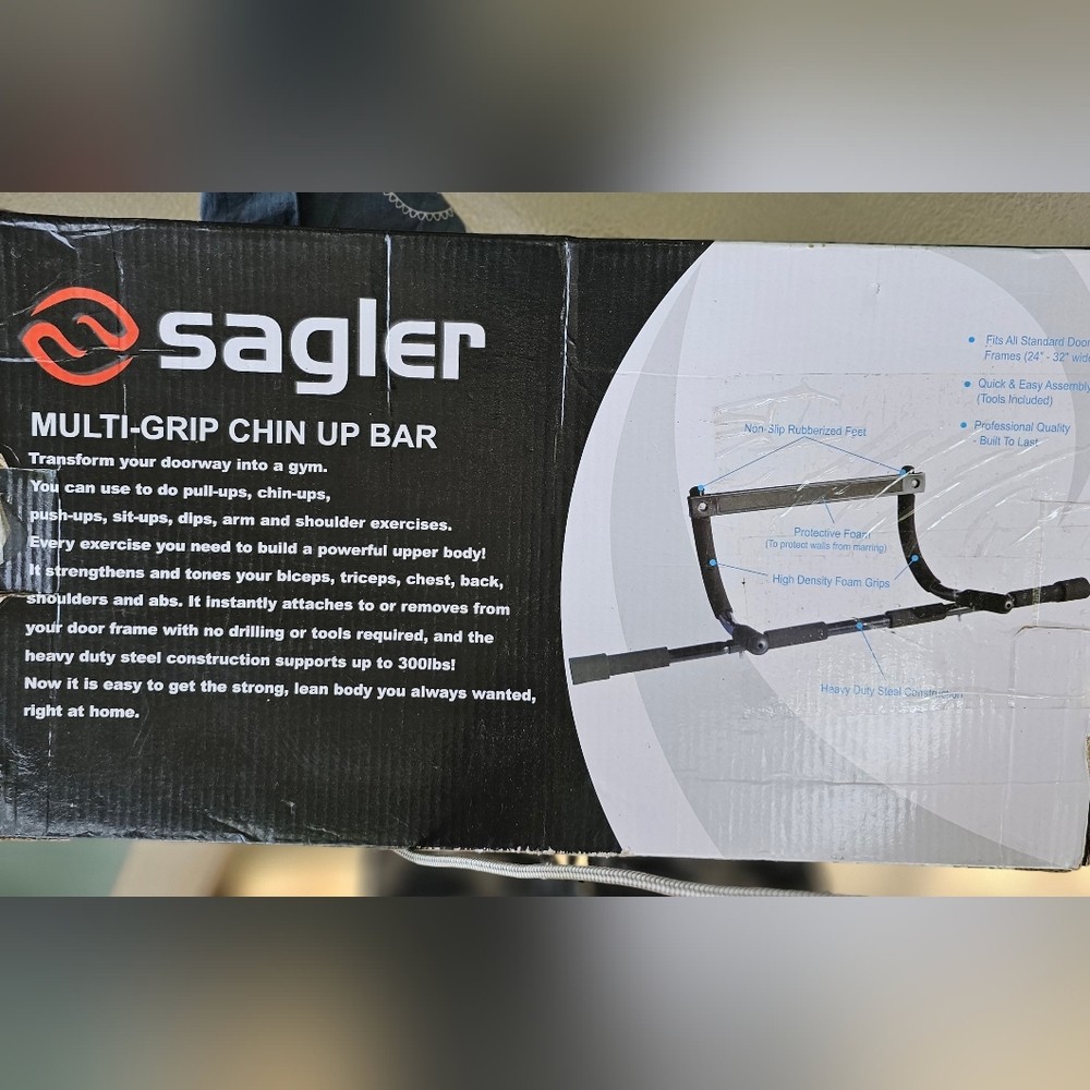 Sagler Multi-Grip Chin Up Bar